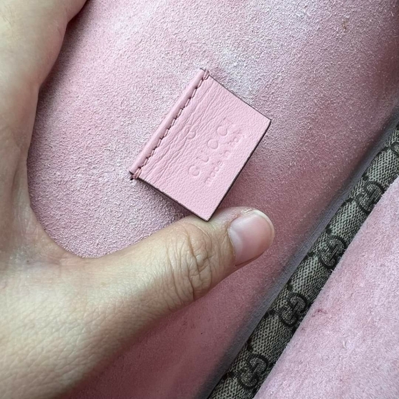 100% Authentic GUCCI Dionysus Brown Canvas Shoulder Bag - Picture 10 of 13